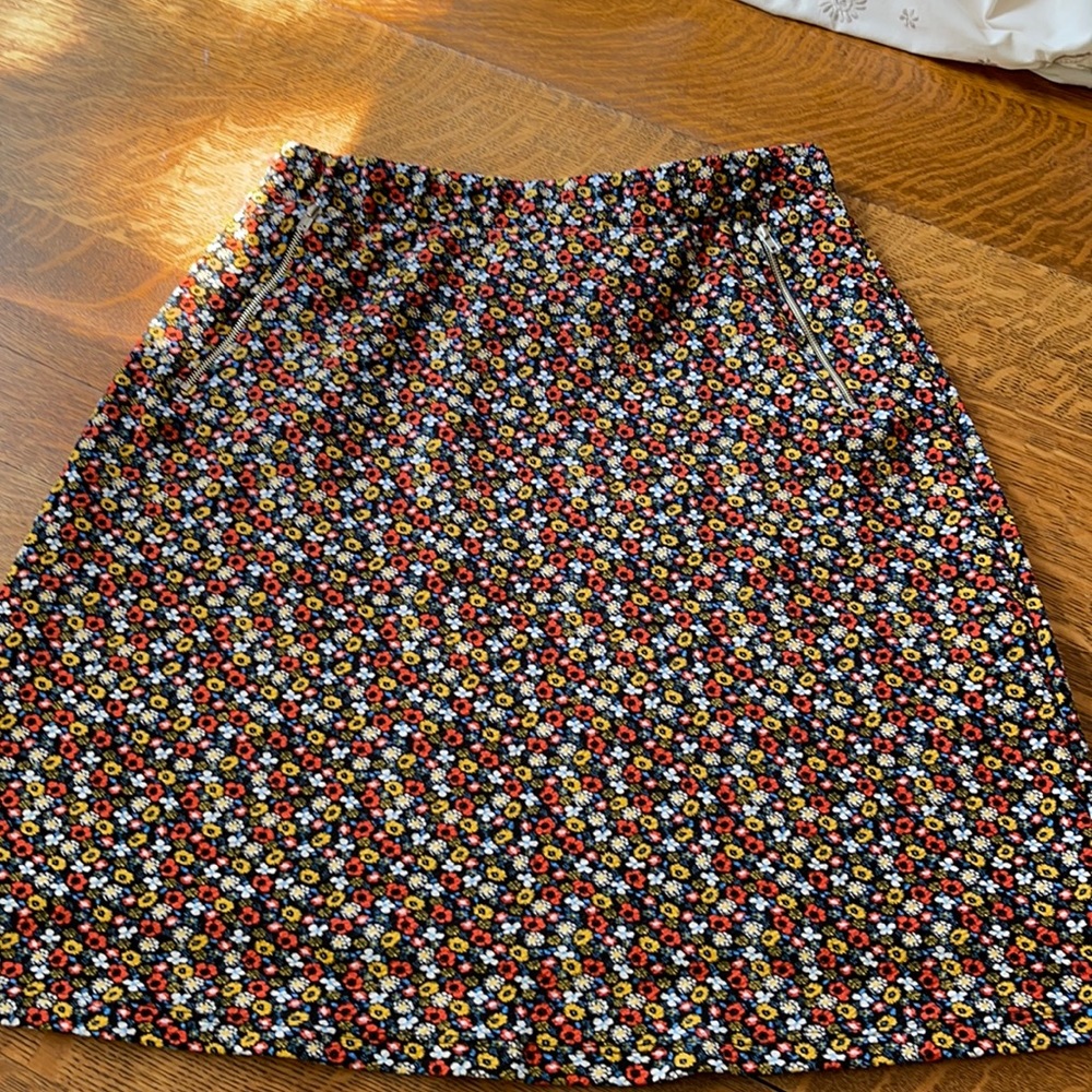 Floral A shape skirt
